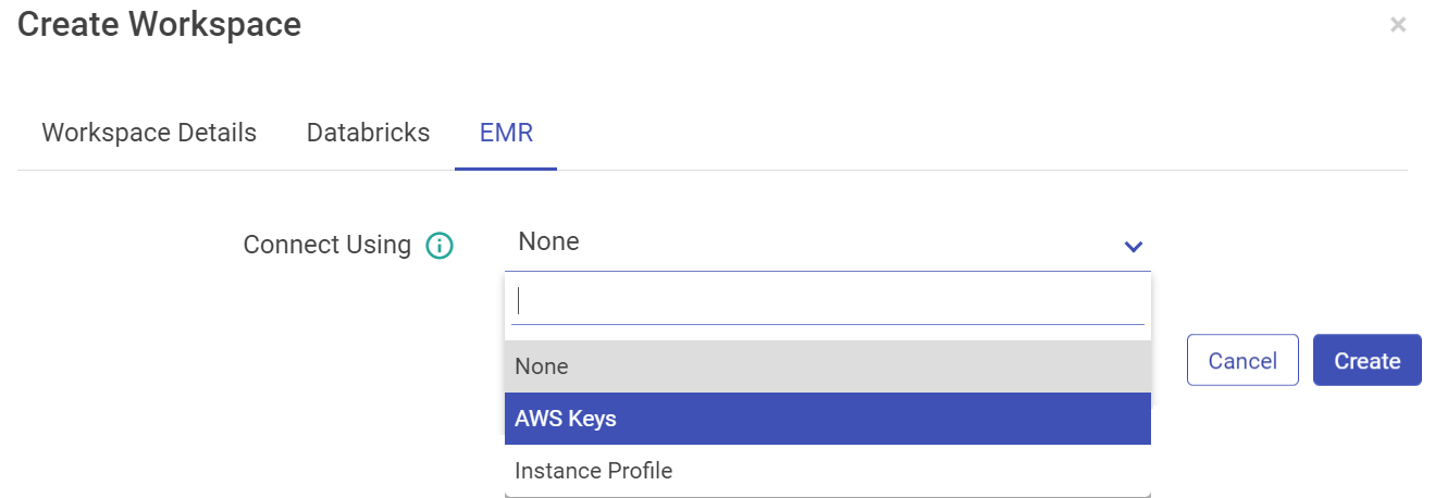 createworkspace-emr