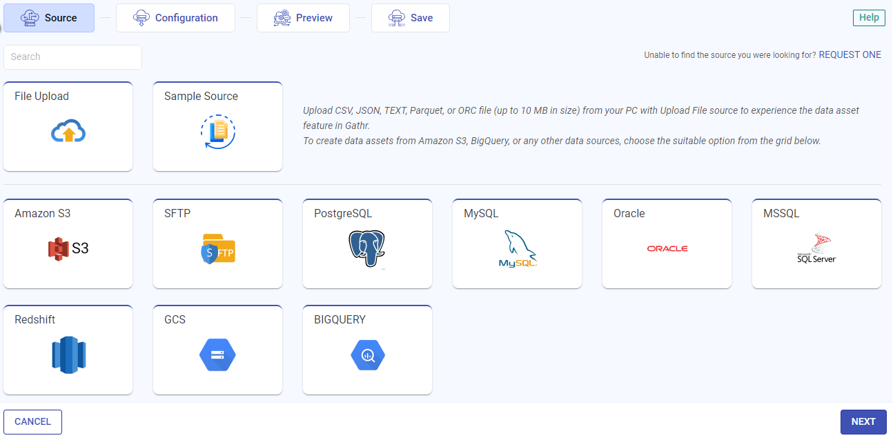 Create Data Asset