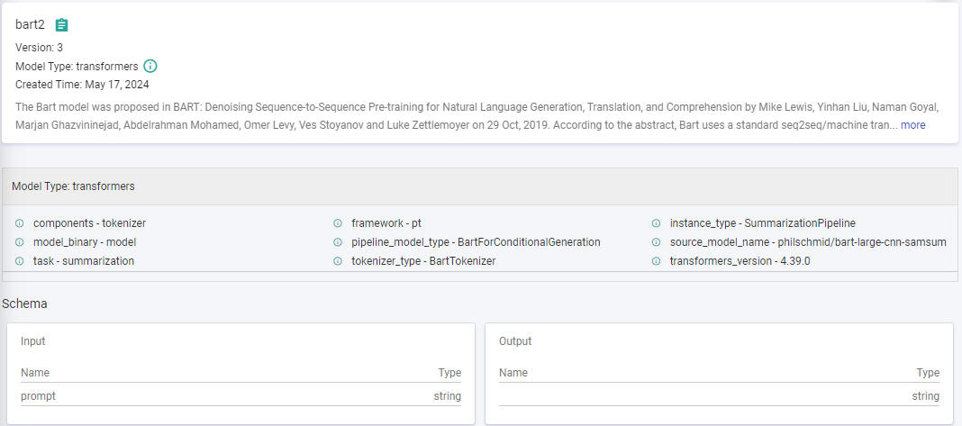 MLflow View Version Details