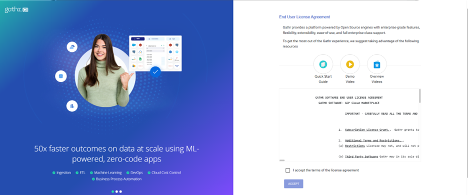Gathr integrated deployment