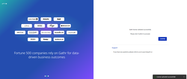 Gathr integrated deployment