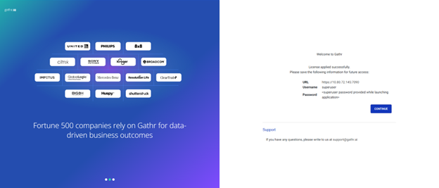 Gathr integrated deployment