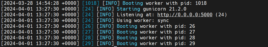 mlflow-tracking-server-container-logs