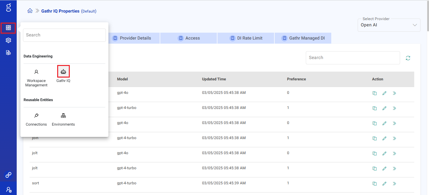 Navigate to Gathr IQ