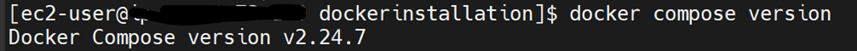 docker-compose-version