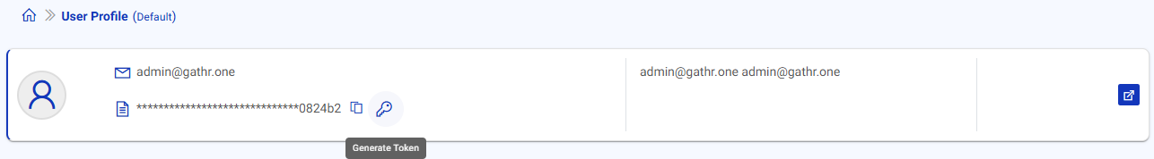 Token Copy and Generate