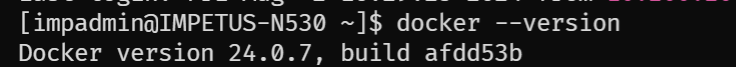 docker-version