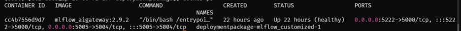 mlflow-tracking-server-container