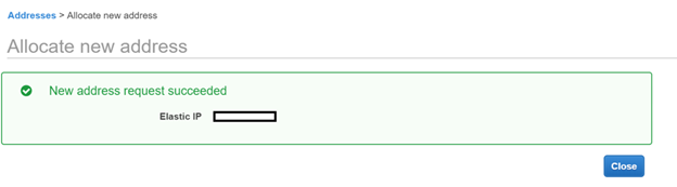Create Elastic IP