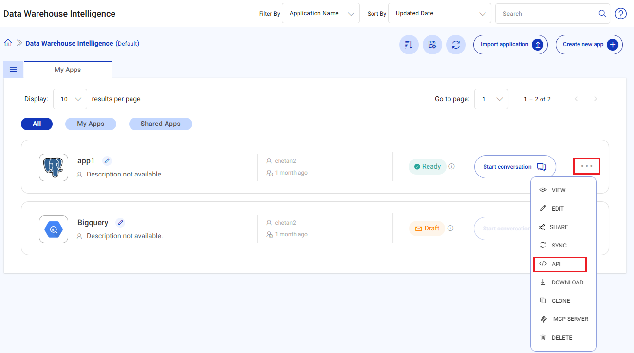 Access API Code